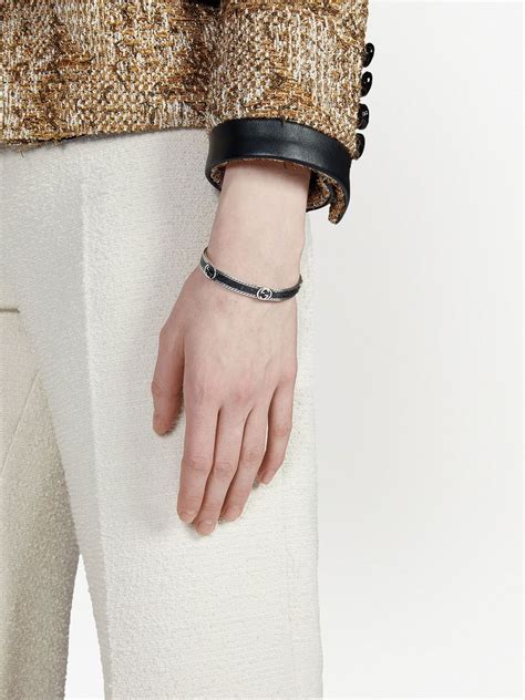 gucci gold cuff bracelets for women|gucci interlocking g bracelet.